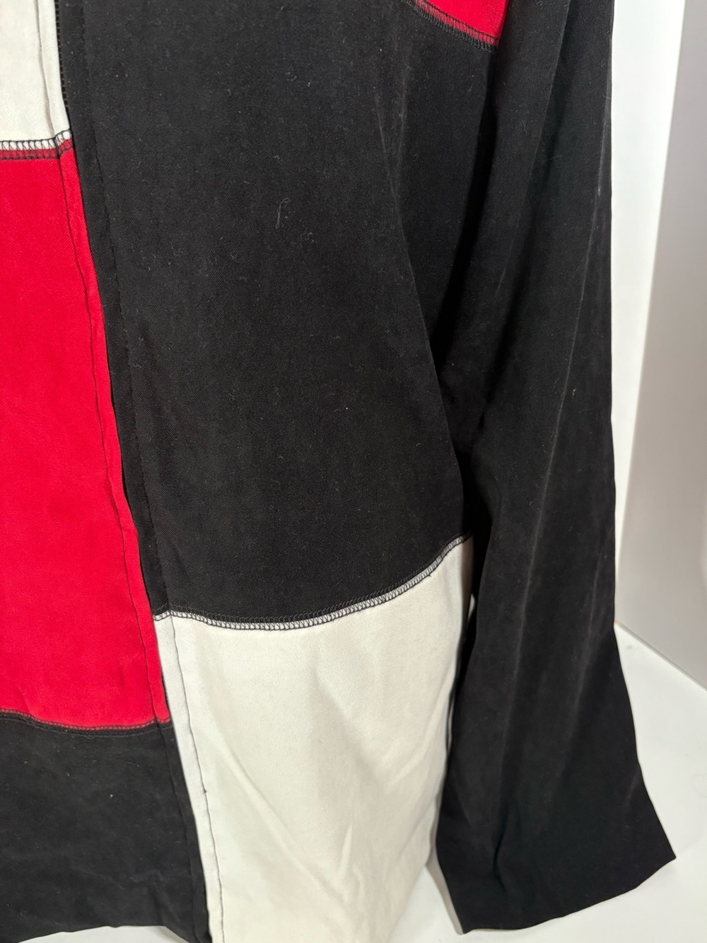Briggs New York Black Colorblock Zip-Front Jacket-Vintage - Picture 4 of 6
